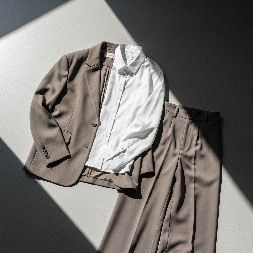 젠더리스 미니멀리즘 K-패션 스타일의 의류